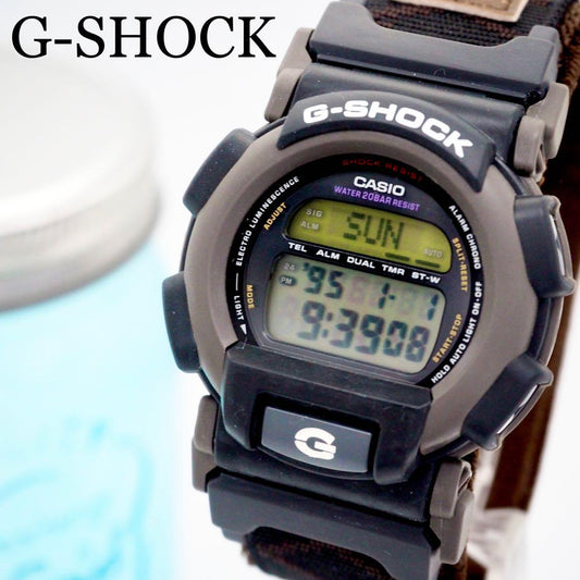 123 G-SHOCK G-Shock Box Mens Watch Zaimakashi series Gee Shock Brand Page - Black Digital Watch - 45.5mm