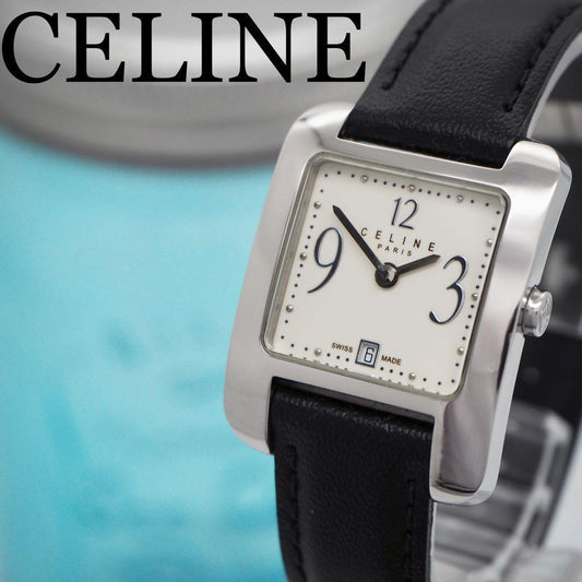 142 Beautiful goods OH CELINE Celine Watch Ladies Watch New Band